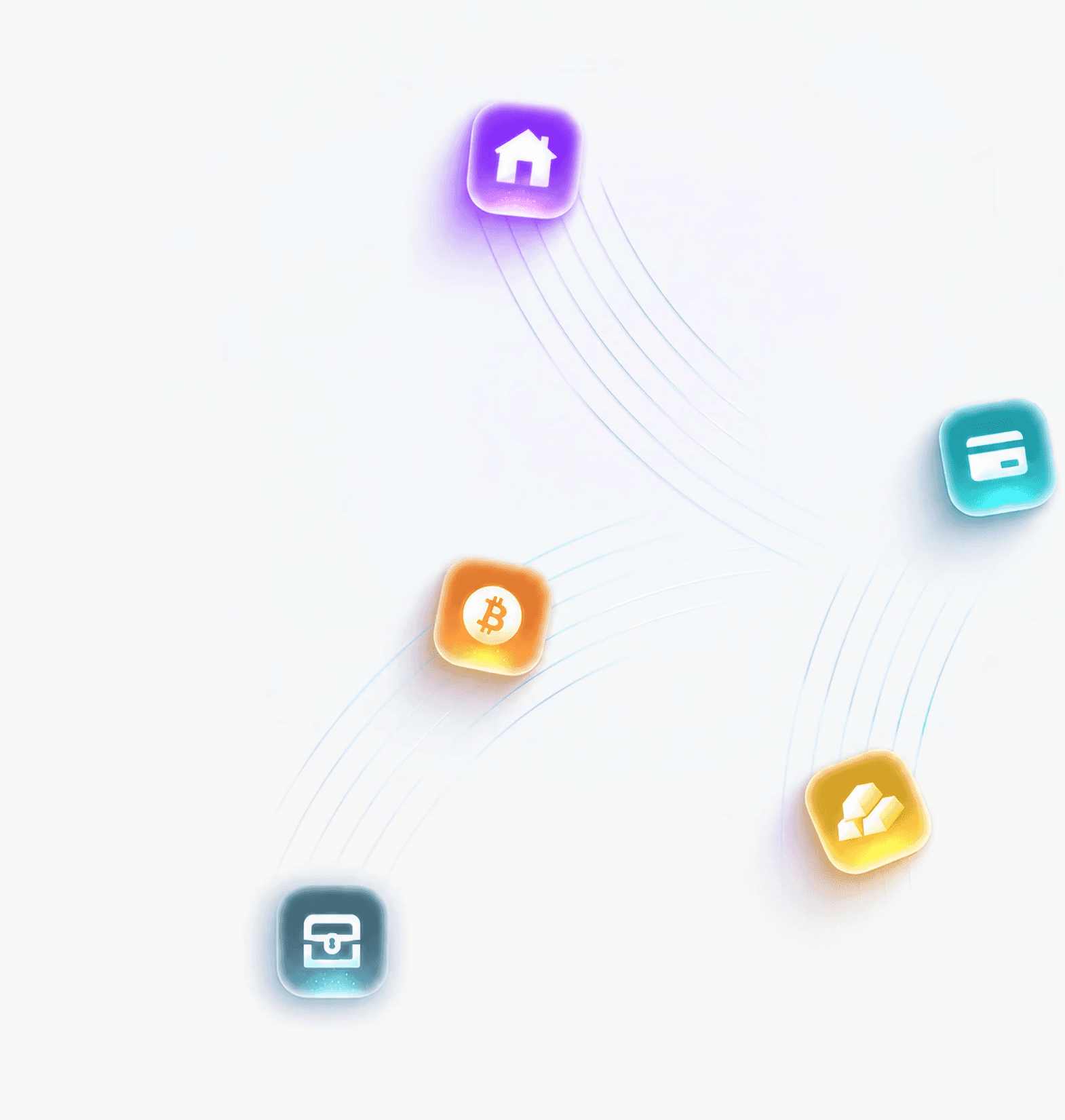 Zenvaro app interface showing digital asset dashboard and portfolio overview